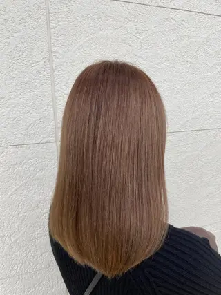 ロング カラー 鵜飼 真伍のヘアスタイル