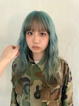 ロング カラー デザインカラー💖/ ヘアセット/manaのヘアスタイル