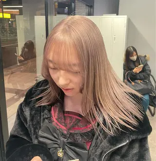 セミロング 🌟ハイトーン/ボブ /RYOJU🌟のヘアスタイル