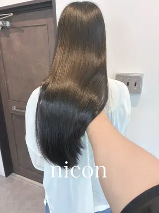 ロング 髪質改善 髪質改善カラーのヘアスタイル