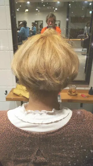 ショート カラー ⭐️ハイクオリティ カラー杉本雄志⭐️のヘアスタイル