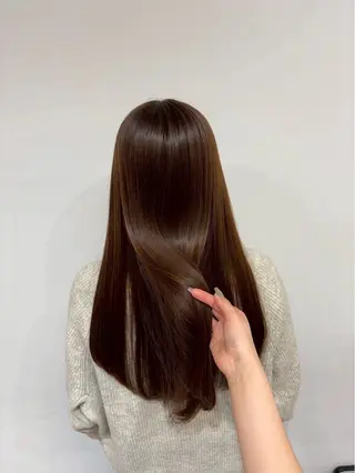 ロング 髪質改善 💠 韓国風うる艶/シオリのヘアスタイル