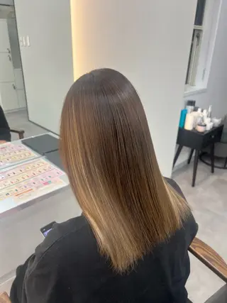 ミディアム RIENS 高森俊輔のヘアスタイル