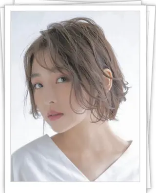 ショート カラー 髪質改善/縮毛矯正 今井ノブヤスのヘアスタイル