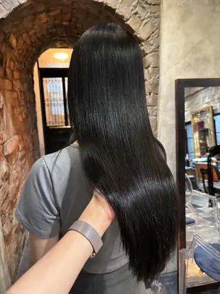 ロング 上野 峻典のヘアスタイル