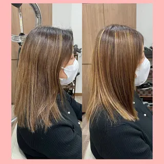 ロング パーマ 山田 梓のヘアスタイル
