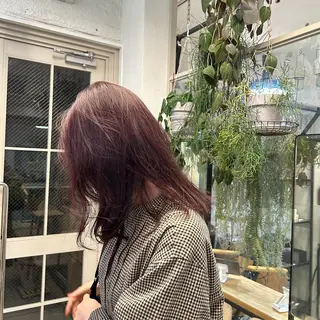 ミディアム カラー じゅわっと暖色カラー 🍊Moemiのヘアスタイル