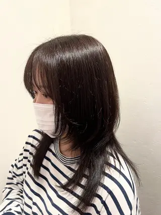 ロング 水田 芹七のヘアスタイル