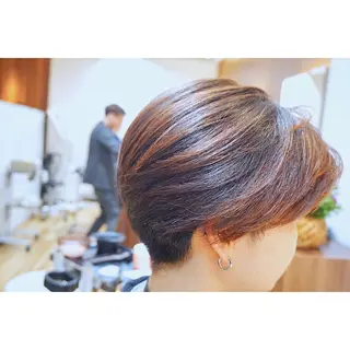 ショート カラー パーマ Graph. （グラフ）立川🪽✨のヘアスタイル