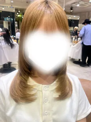 セミロング ボブ／レイヤーモデル 募集中🫧ゆい🌼のヘアスタイル