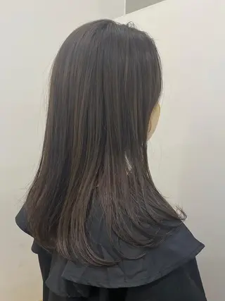 ロング カラー ヘアアレンジ 韓国好き🇰🇷 美容師MIKUのヘアスタイル