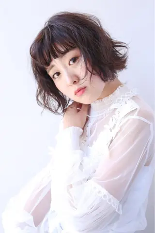ショート ヘアアレンジ 鶴﨑 美優亜のヘアスタイル