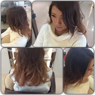 ロング 似合わせ/代表 髪質改善/山田将大のヘアスタイル