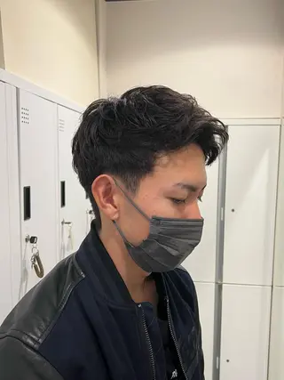 ショート メンズ 茅ヶ崎パーマ特化/ スパイラル/ハルキのヘアスタイル