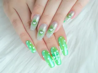 ネイル ❤️💛REBEST 京橋 nailのネイルデザイン