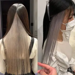 ロング カラー れい🫧 ハイトーン特化のヘアスタイル
