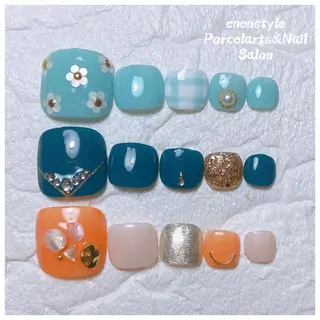 ミディアム ネイル 👑enen style👑のネイルデザイン