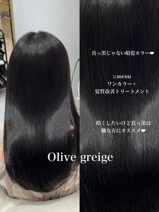 ロング カラー 𝑹𝒊𝒉𝒐🎀 名駅/大人韓国ヘアのヘアスタイル