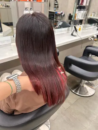 カラー 透明感ベージュ🤎 ナチュラルレイヤーのヘアスタイル