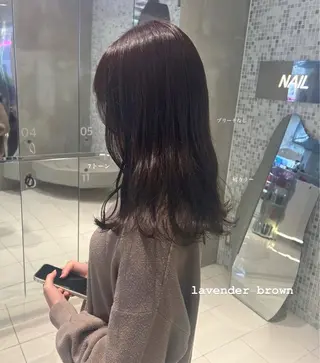 ミディアム カラー 透明感カラー🫧 nanohaのヘアスタイル