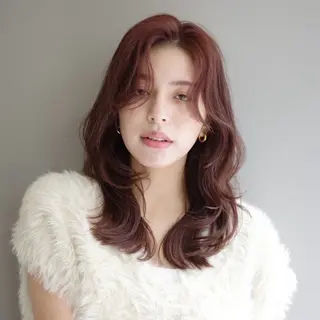 セミロング カラー 韓国ヘア/ 髪質改善特化谷名勇輝のヘアスタイル