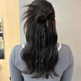 ヘアアレンジ 韓国レイヤー/暖色 カラー/KOTONEのヘアスタイル