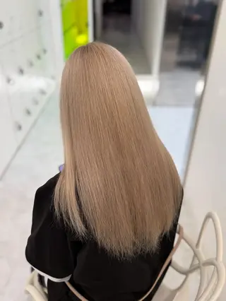 カラー 透明感ベージュ🎀 Anju/渋谷🎀のヘアスタイル