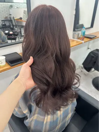 ロング カラー ヘアセット🎀透明感 カラーHiROEのヘアスタイル