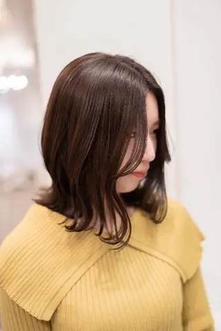 ミディアム カラー Lazo/ 原弥和子のヘアスタイル