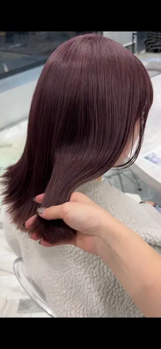 カラー 酸性ストレート /ハイトーン/つばさのヘアスタイル