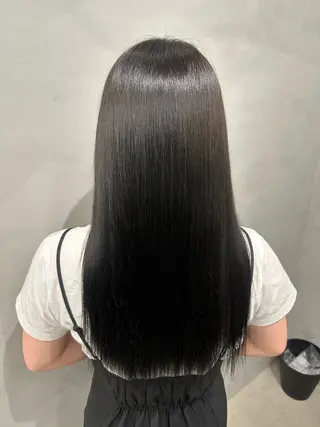 ロング カラー 無料カットモデル/ 髪質改善/角田 龍汰のヘアスタイル