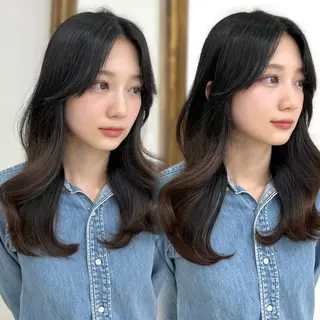 セミロング 🫧いとうりお🫧 ショート/レイヤーのヘアスタイル