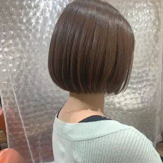 ミディアム カラー stylist店長 岡本真依のヘアスタイル