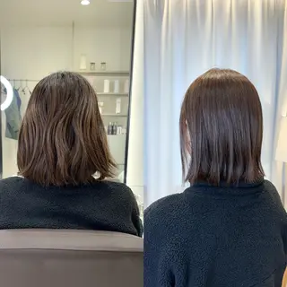 ミディアム EIGHT plum TOKIOリミテッドのヘアスタイル