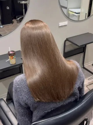 ロング カラー 🩵福岡ブリーチなし レイヤー/紫音🩵のヘアスタイル