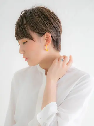 ショート カラー 🌸銀座一丁目/美髪 矯正🌸山田 隆介のヘアスタイル