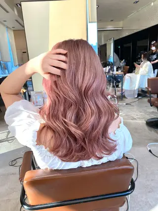 カラー 顔まわりの神様✨ 透明感カラー藤嶋秀幸のヘアスタイル