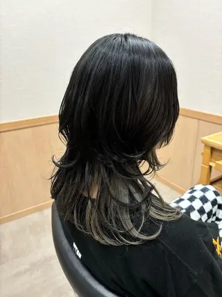 セミロング カラー miho 🌼🌼🌼のヘアスタイル