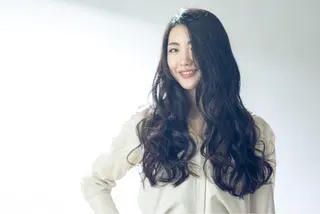 ロング 井上 涼花のヘアスタイル