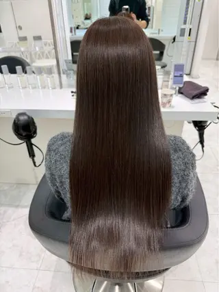 ロング 韓国ワンホン透明感 カラー✨🖤ここあのヘアスタイル