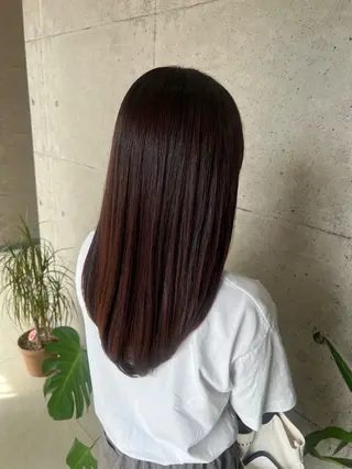 ロング カラー 廣瀬 愛のヘアスタイル