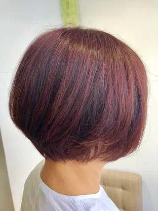 ショート 似合わせカラー✨人気 荻窪🌈川端風子のヘアスタイル