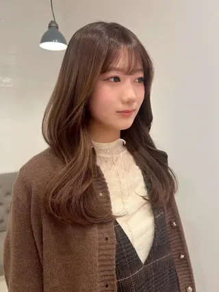 ロング 草野ゆずき⌇縮毛矯正 ⌇Wカラー⌇レイヤーのヘアスタイル
