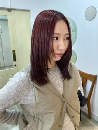 セミロング カラー 四日市/レイヤー /似合わせカットのヘアスタイル