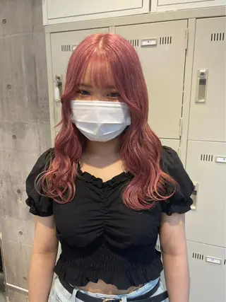 セミロング カラー ダブルカラー特化💍 tiam💍韓国ヘアのヘアスタイル