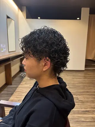 パーマ メンズ パーマ特化美容師 ナガイのヘアスタイル