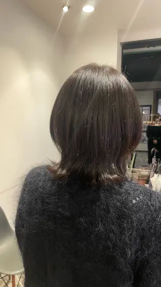 ミディアム 河内 心結/倉敷/ 白楽町/レディースのヘアスタイル