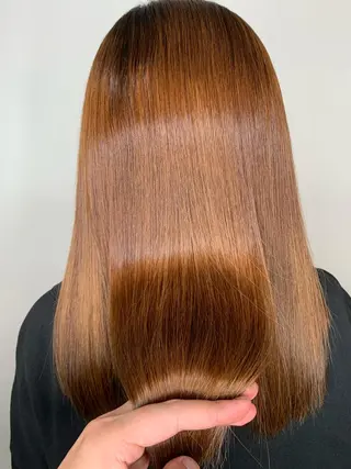 セミロング Lee 甲子園のヘアスタイル