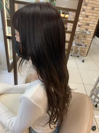 ロング カラー 羽エクステ🩷 🤍まき🤍のマツエク・マツパデザイン