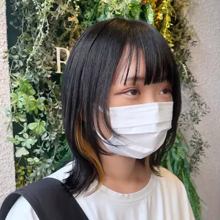 ミディアム 🪽ナチュラルヘア* 大下唯奈🪽🫧のヘアスタイル
